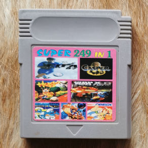 Genuine versus fake Game Boy cartridge