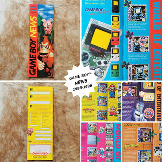 Nintendo Game Boy News 1995 1996 German catalogue for the DMG-01