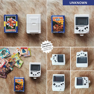 Nintendo Game Boy mini replica with Donkey Kong trading cards (Japan)
