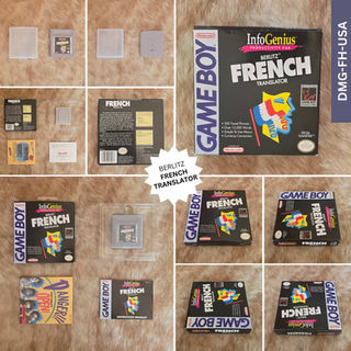 Berlitz French Translator Game Boy cartridge 1992 for the DMG-01