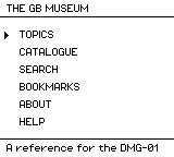 GB Musuem on a Cart (DMG-01)