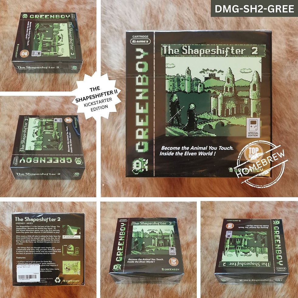 Shapeshifter II for Game Boy (DMG-01) - Kicksgtarter Edition (Sealed)