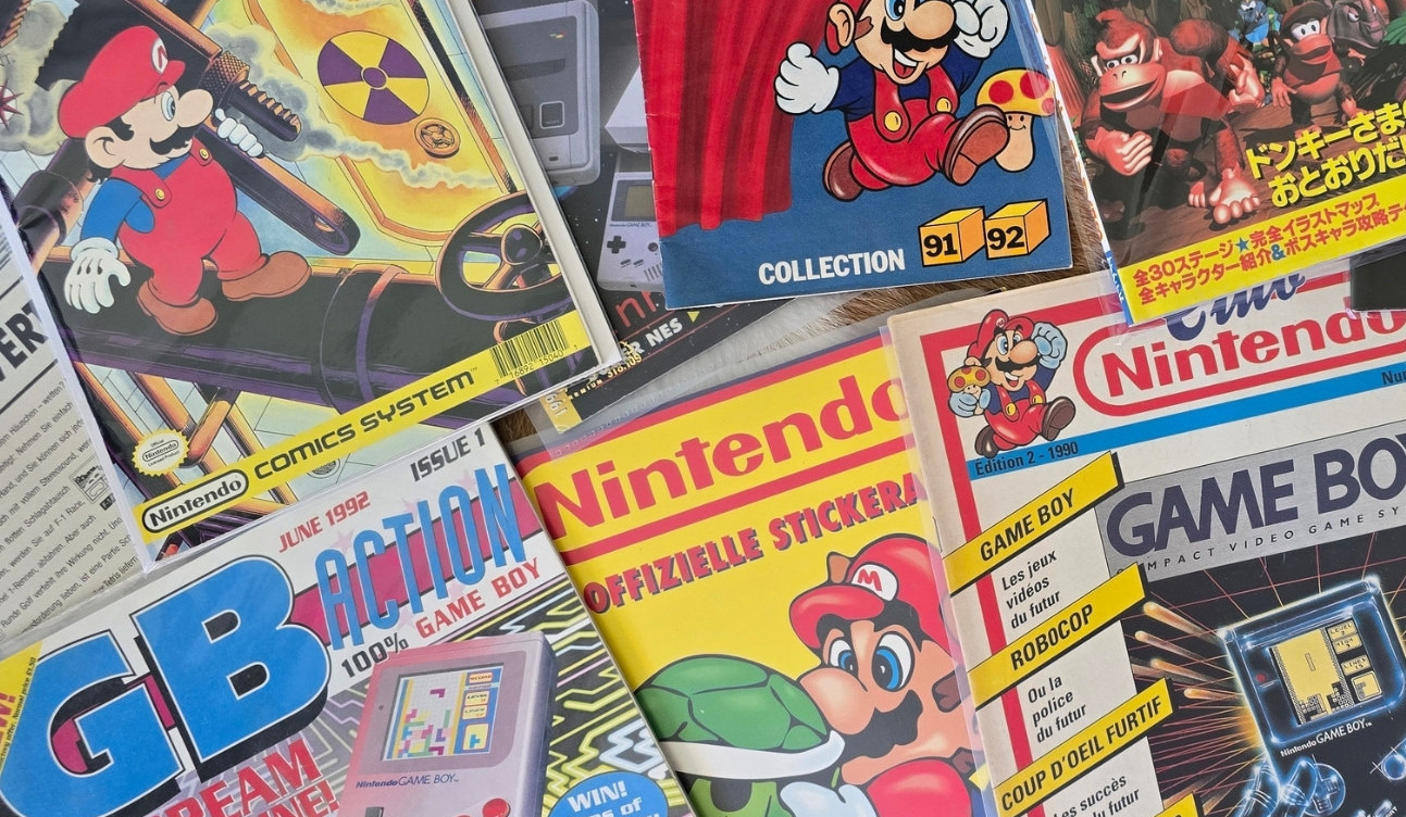 When beating a game meant buying a book.