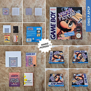 European Mario's Picross Game Boy puzzle cartridge (DMG-APCP-NOE)