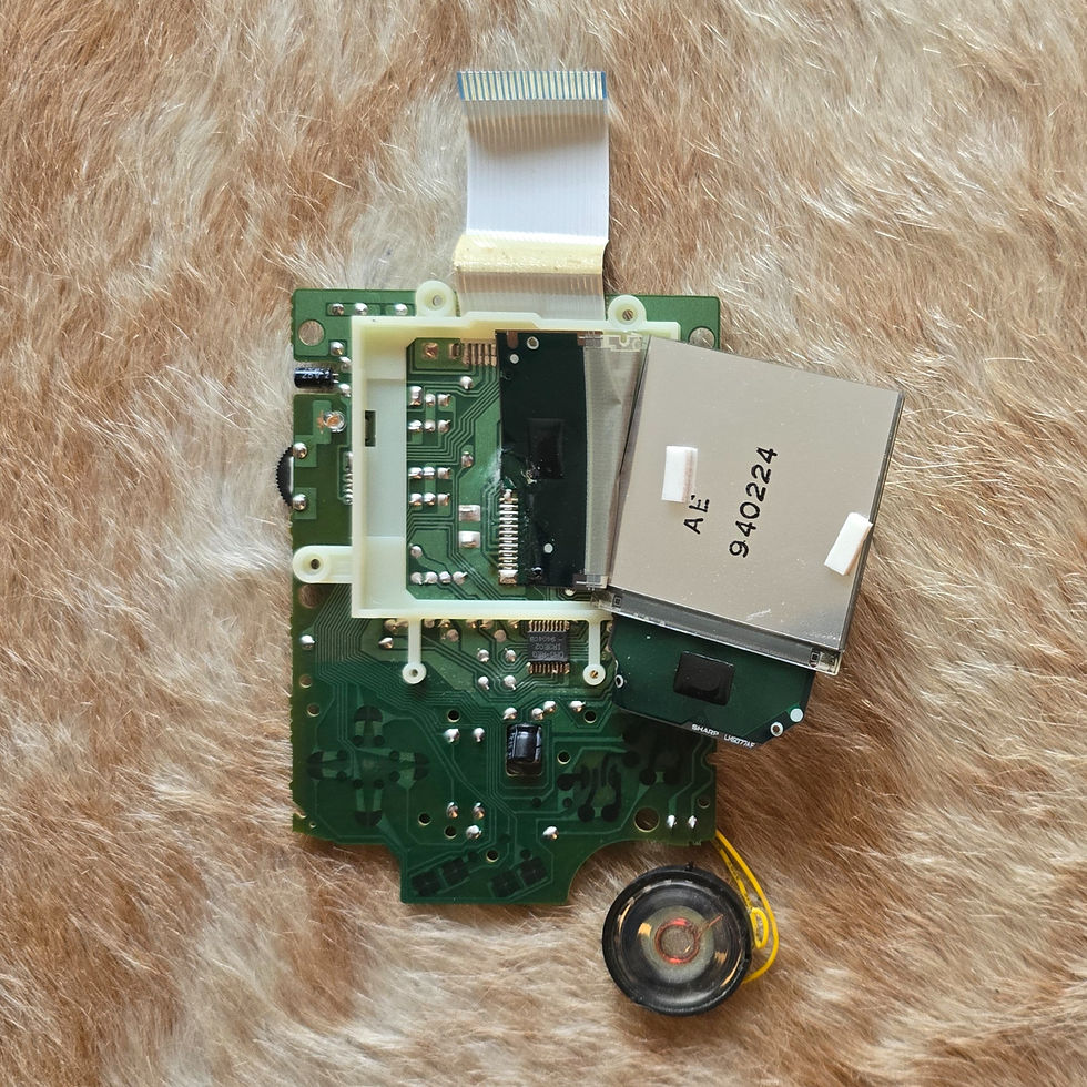 Game Boy - Backside LCD display