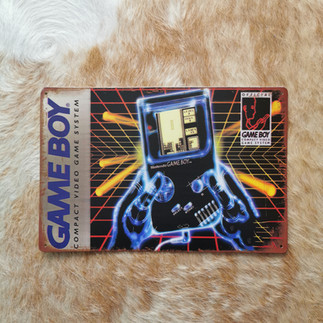 Game Boy Merchandise - Game Boy Metal Sign