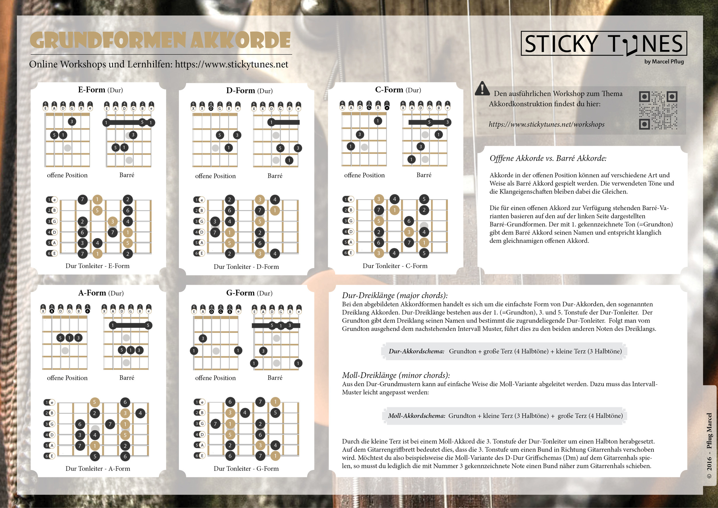 Du und ich Text mit Gitarrenakkorden