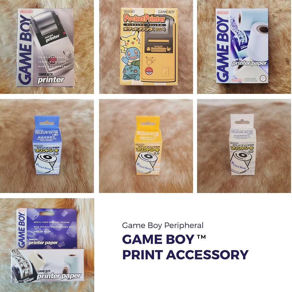 Game Boy Printers and Paper Variations