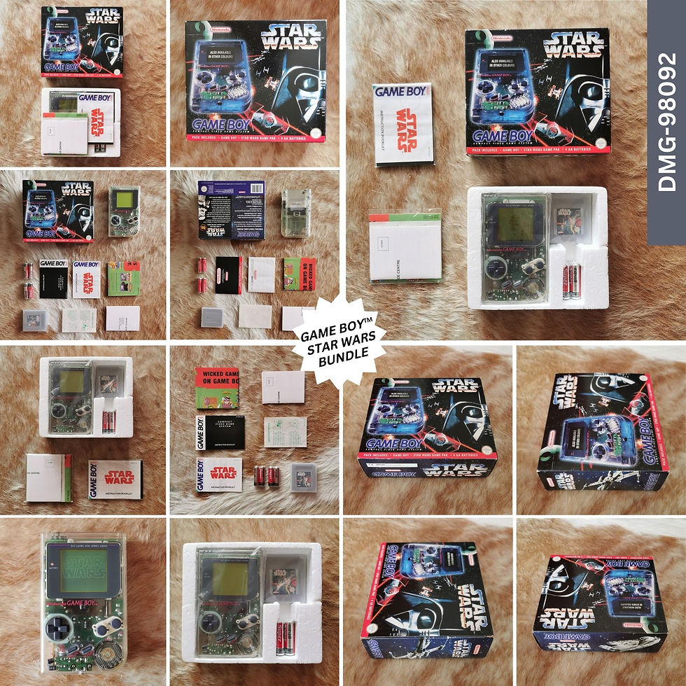 Star Wars Game Boy console bundle box