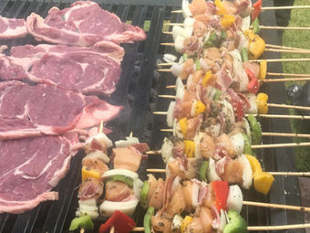 Brochetas dePolloTeriyaki