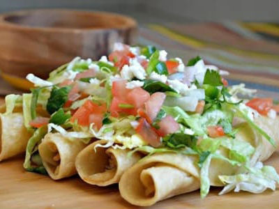  Flautas de Jaiba 