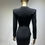 Miniatura: Vestido bandage negro Modelo 1957-1