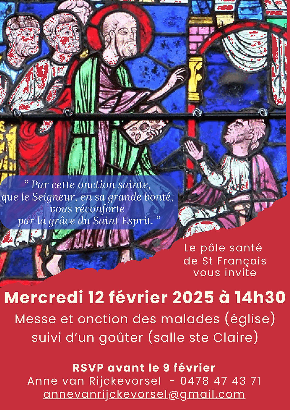 Messe avec sacrement des malades & gouter
