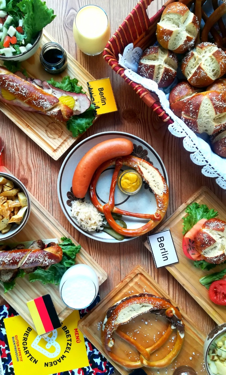 Arranged Food and Objects