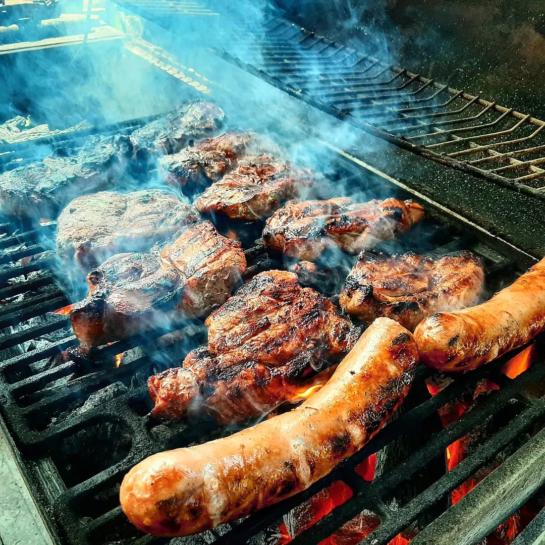 Arranged Food and Objects