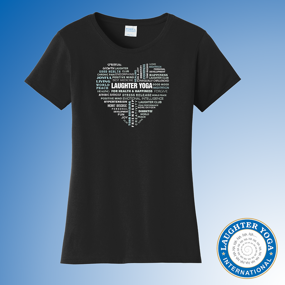 Thumbnail: MY Happy Heart Belongs to Laughter Yoga Tee!