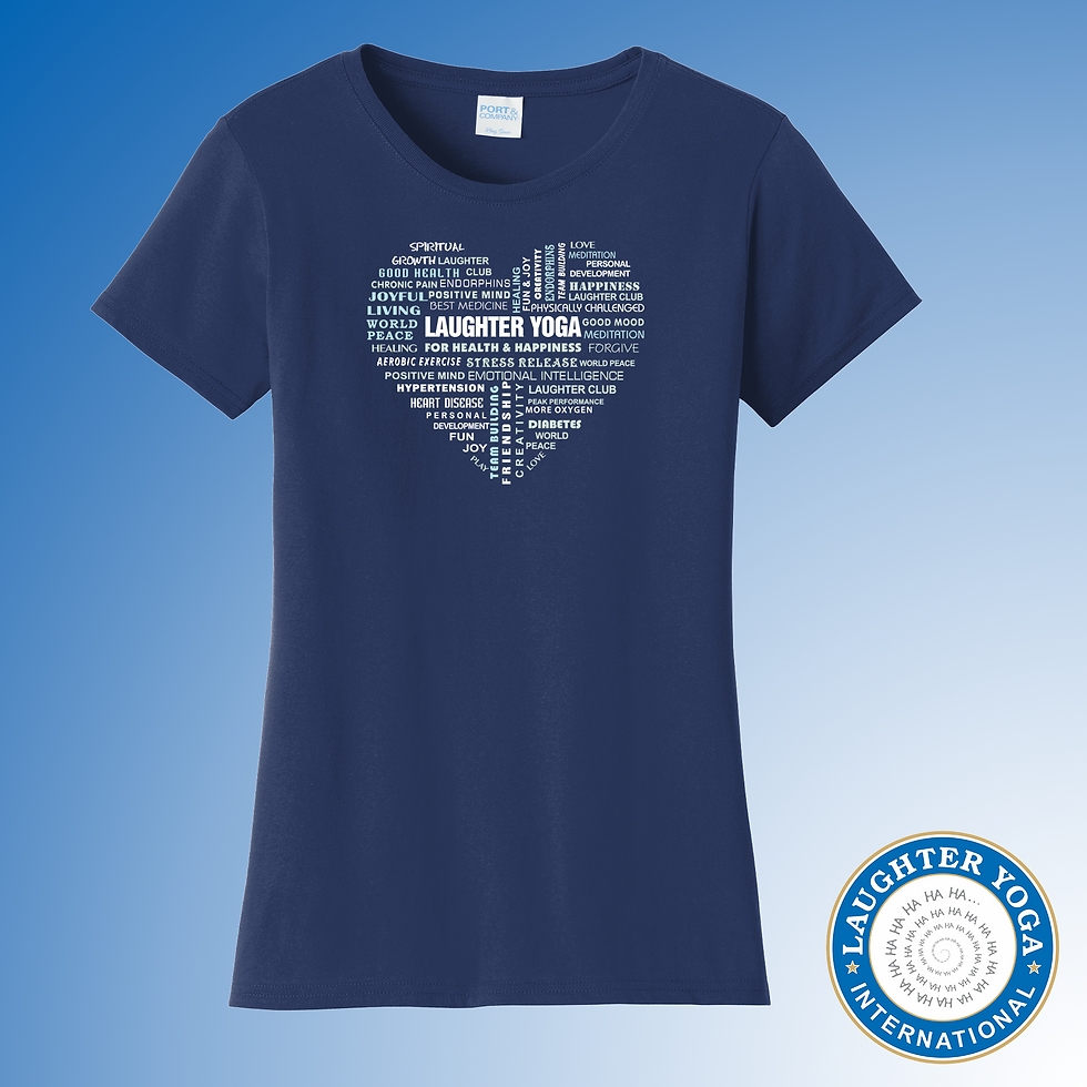 Thumbnail: MY Happy Heart Belongs to Laughter Yoga Tee!