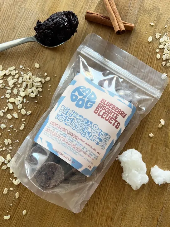 RAD DOG SNACKS - Blueberry Biscuits 200g