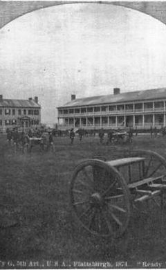 Historic image of the Old Stone Barracks