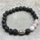 Thumbnail: Rose Quartz & Lava Stone Buddha Bracelet