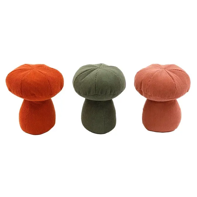 Corduroy Mushroom Doorstop (1 piece)