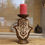 Thumbnail: Mango Wood Hamsa CandleStand