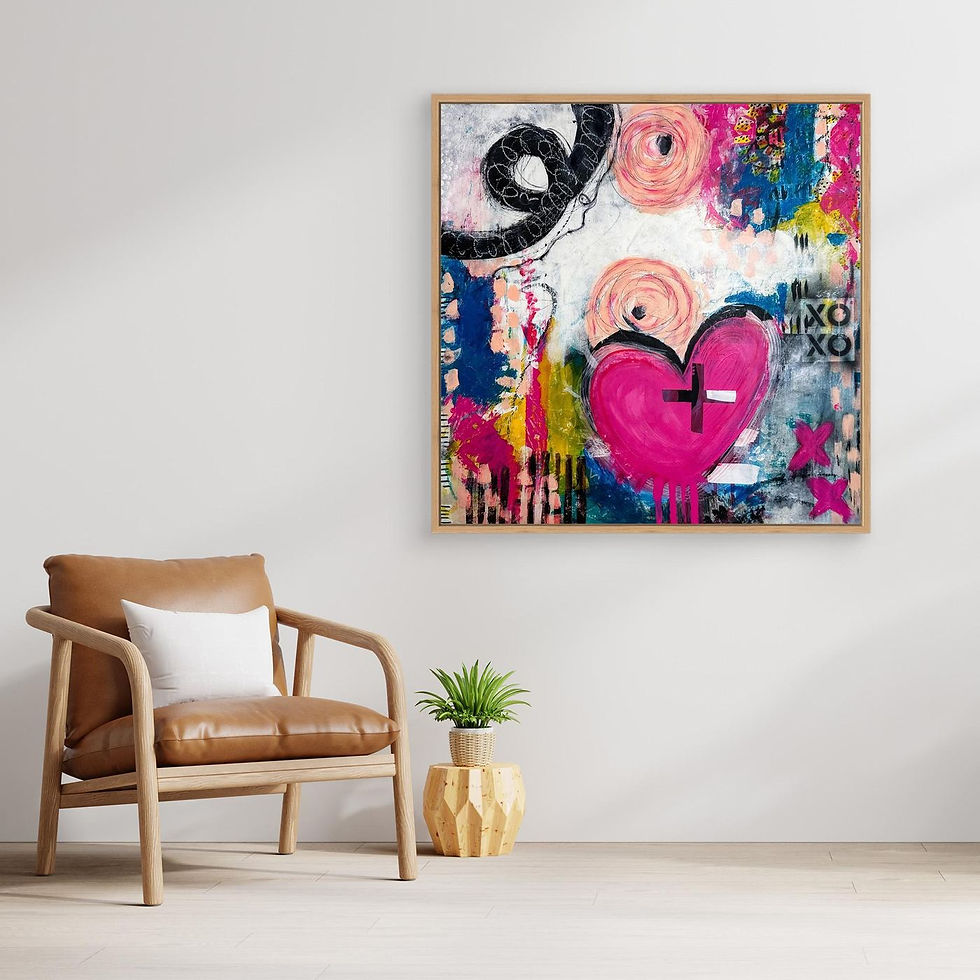 Thumbnail: Heartstorm - Canvas Print