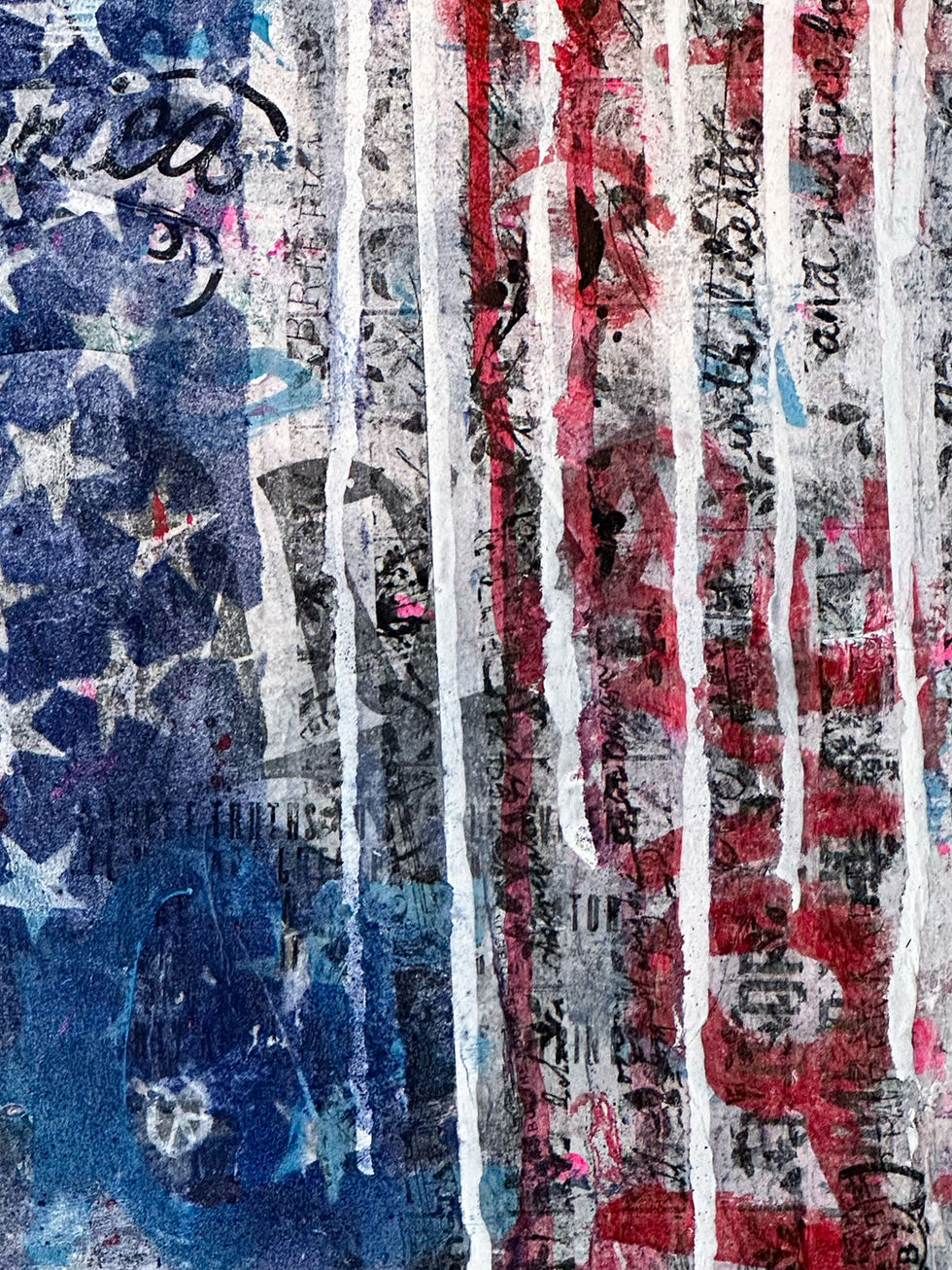 We the People | Original Mixed Media Art from Rebel Wild | America 250