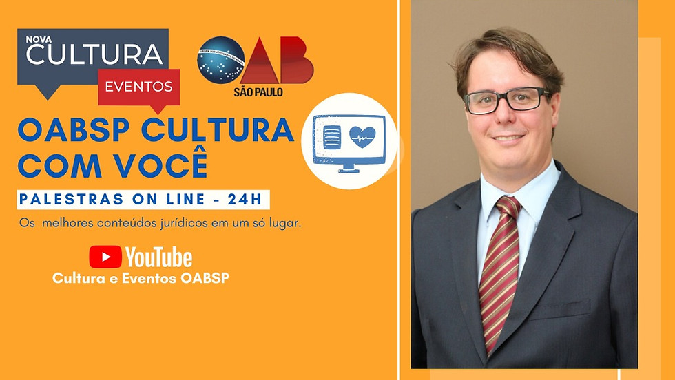 11.06.2020 às 19h | Palestra Online - Dr. Rafael de Castro Spadoto