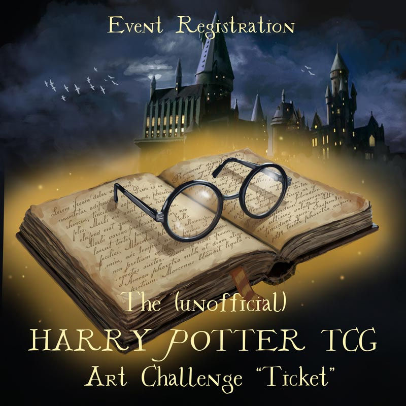 (Unofficial) Harry Potter Art Challenge Ticket
