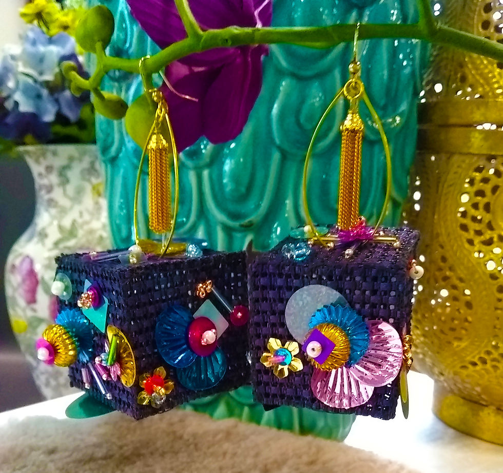 Mishca Sequin Earrings LARGE