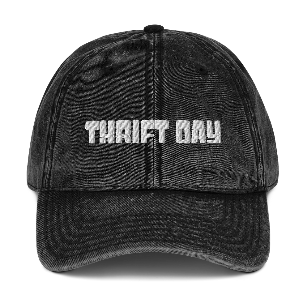 Thrift Day Vintage Cotton Twill Cap