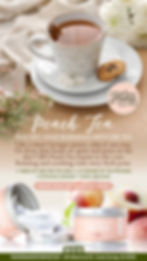 New Peach Tea Promo