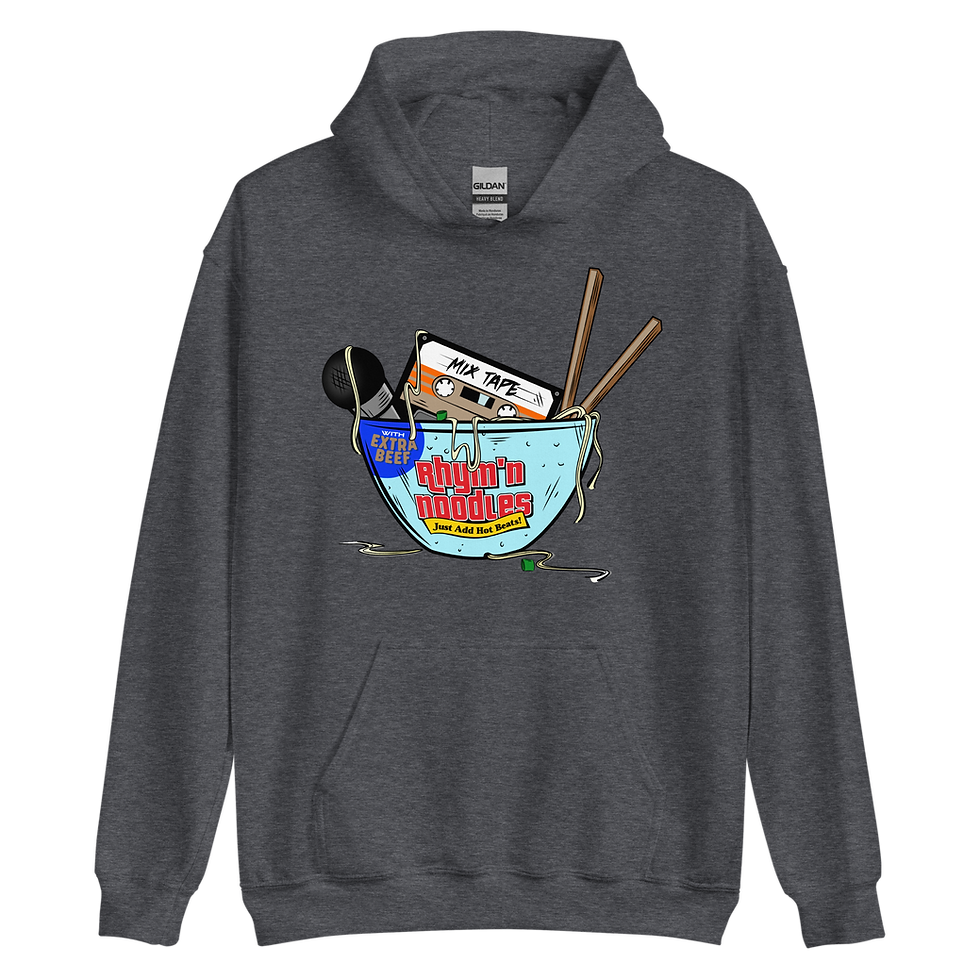 Thumbnail: Rhym'n Noodle Bowl Unisex Hoodie