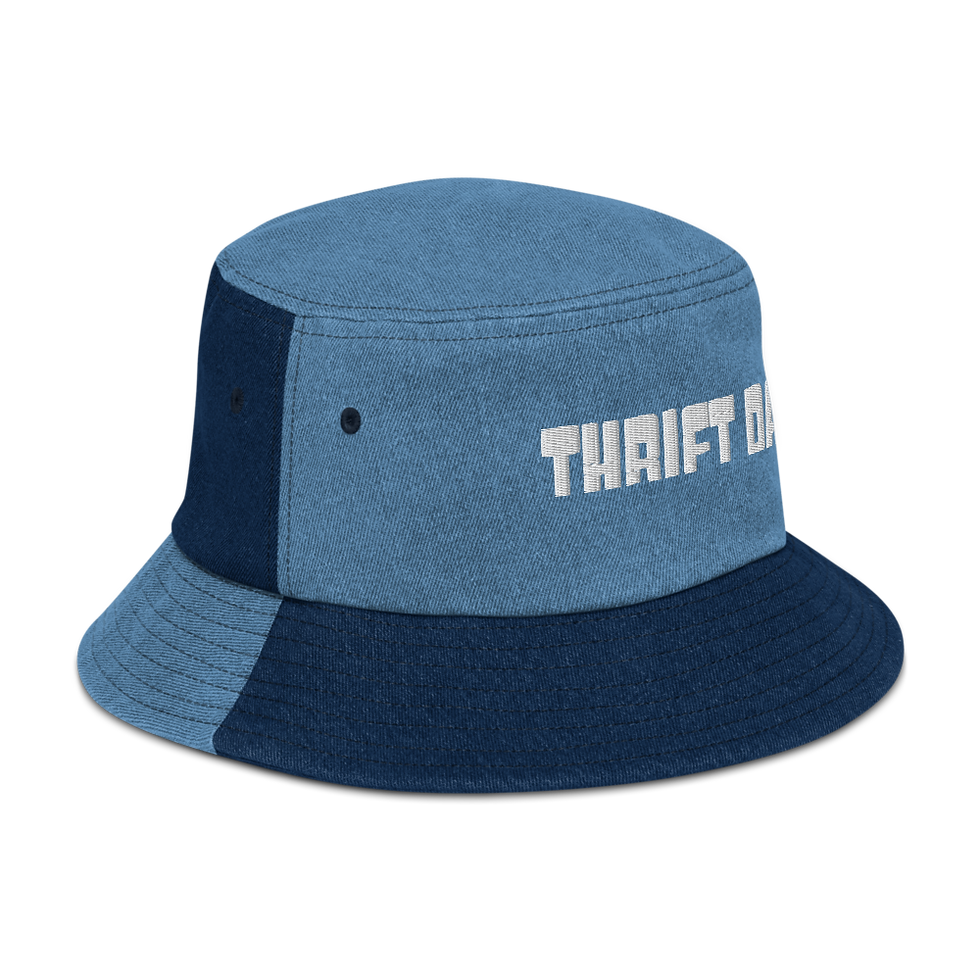 Thumbnail: Thrift Day Denim bucket hat