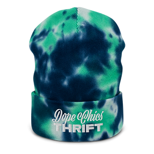 Dope Chics Thrift Tie-dye beanie. Multiple color options.