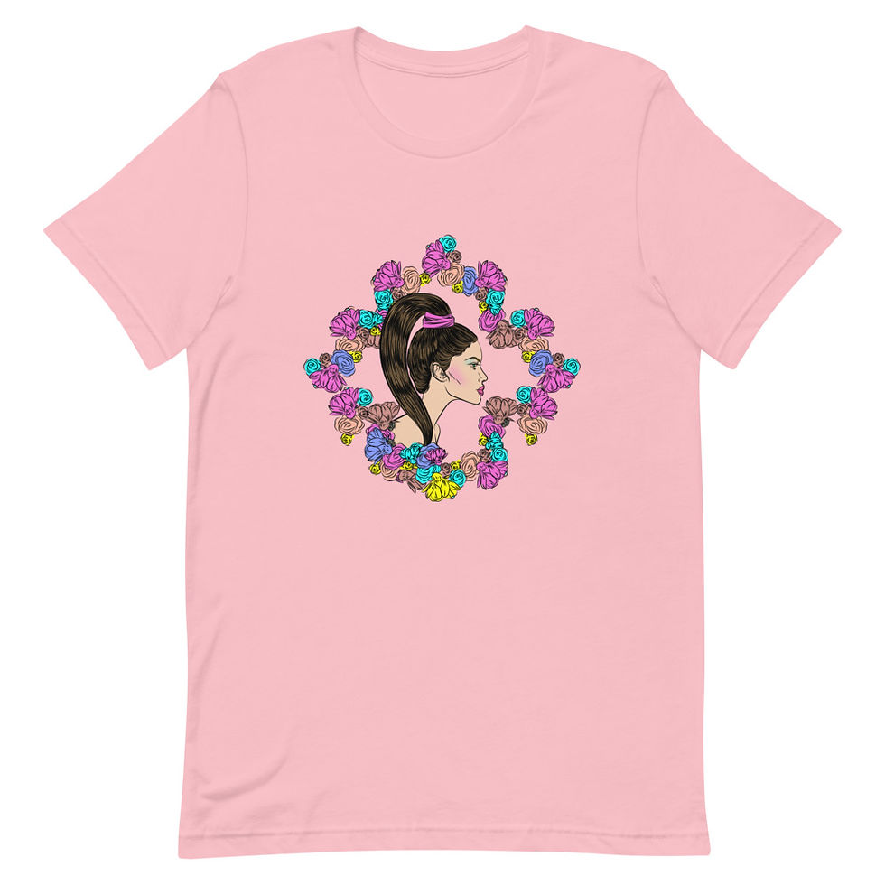 Thumbnail: Sleek Ponytail Woman White Short-sleeve unisex t-shirt