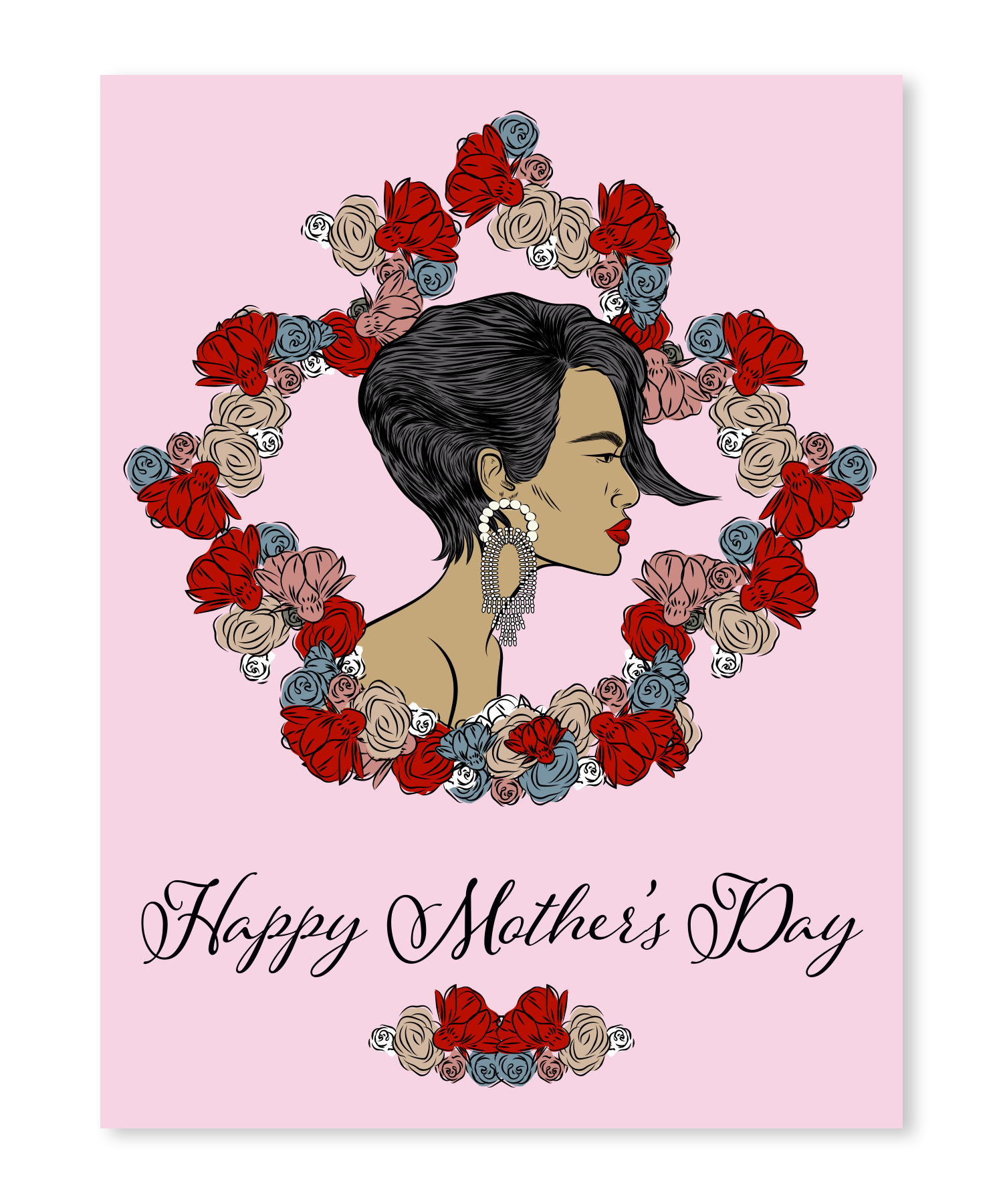 Cropped Bob Asian Woman Tan