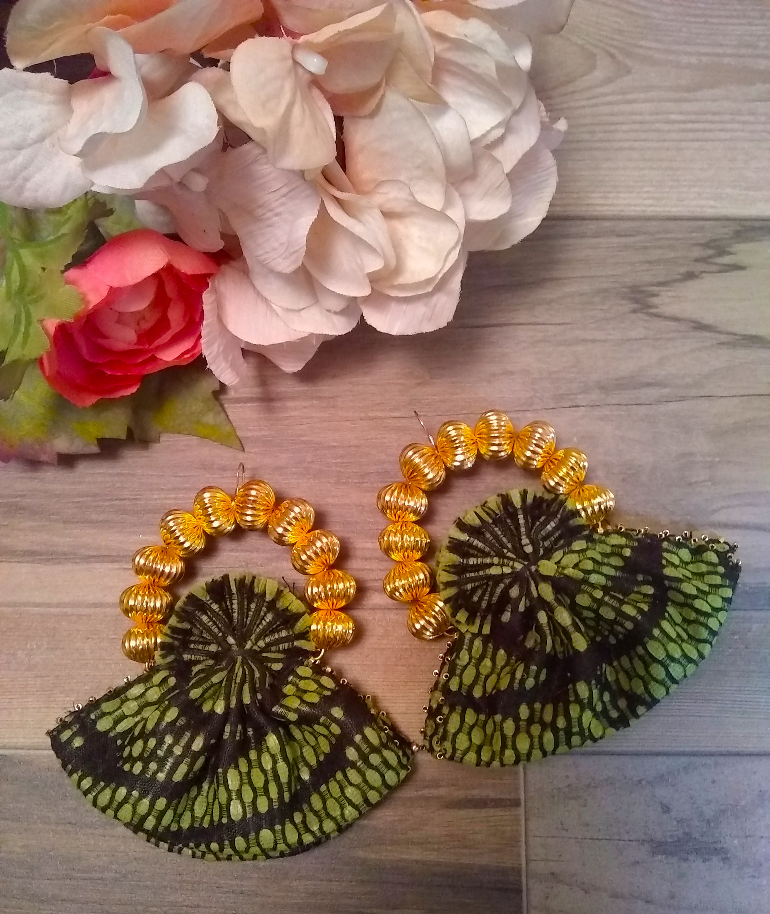 AdjaTribe Fan Earrings