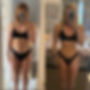 Online fitness coaching client before and after weight loss result