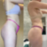 Glute and lower body transformation from strength training programme