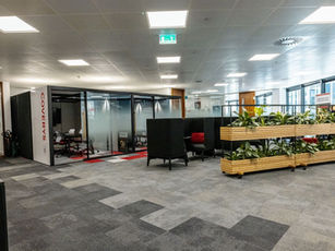 furnished workspace