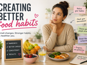 Creating Better Food Habits: The Small Things Keeping You Stuck