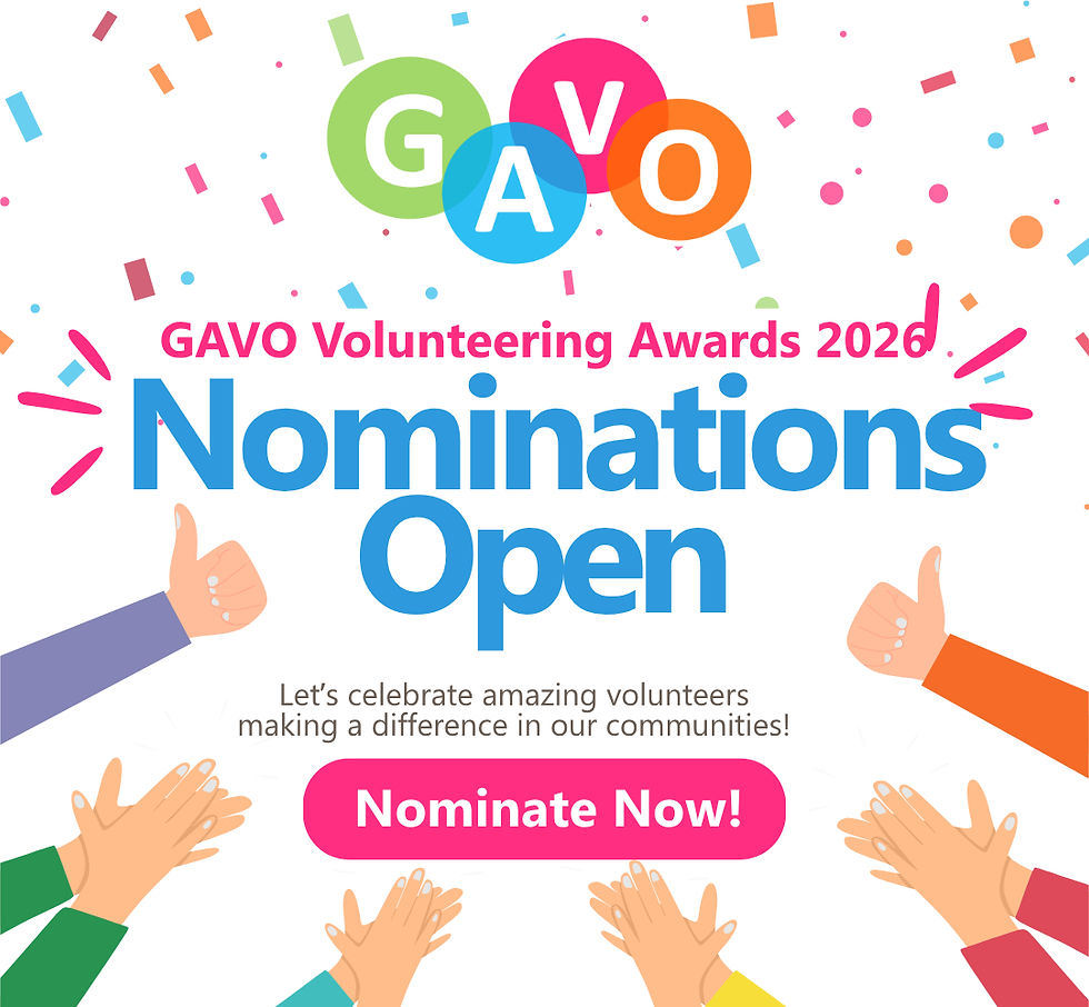 GAVO Volunteering Awards 2026: Nominations Now Open! 