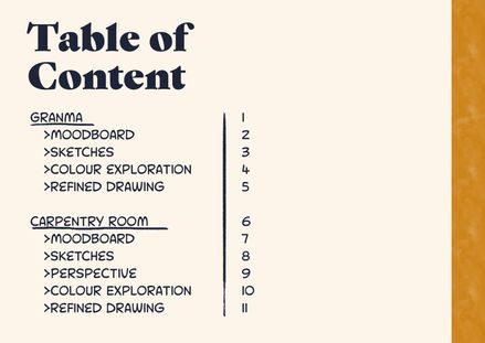 Table of content