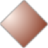 orange and white tinted diamond