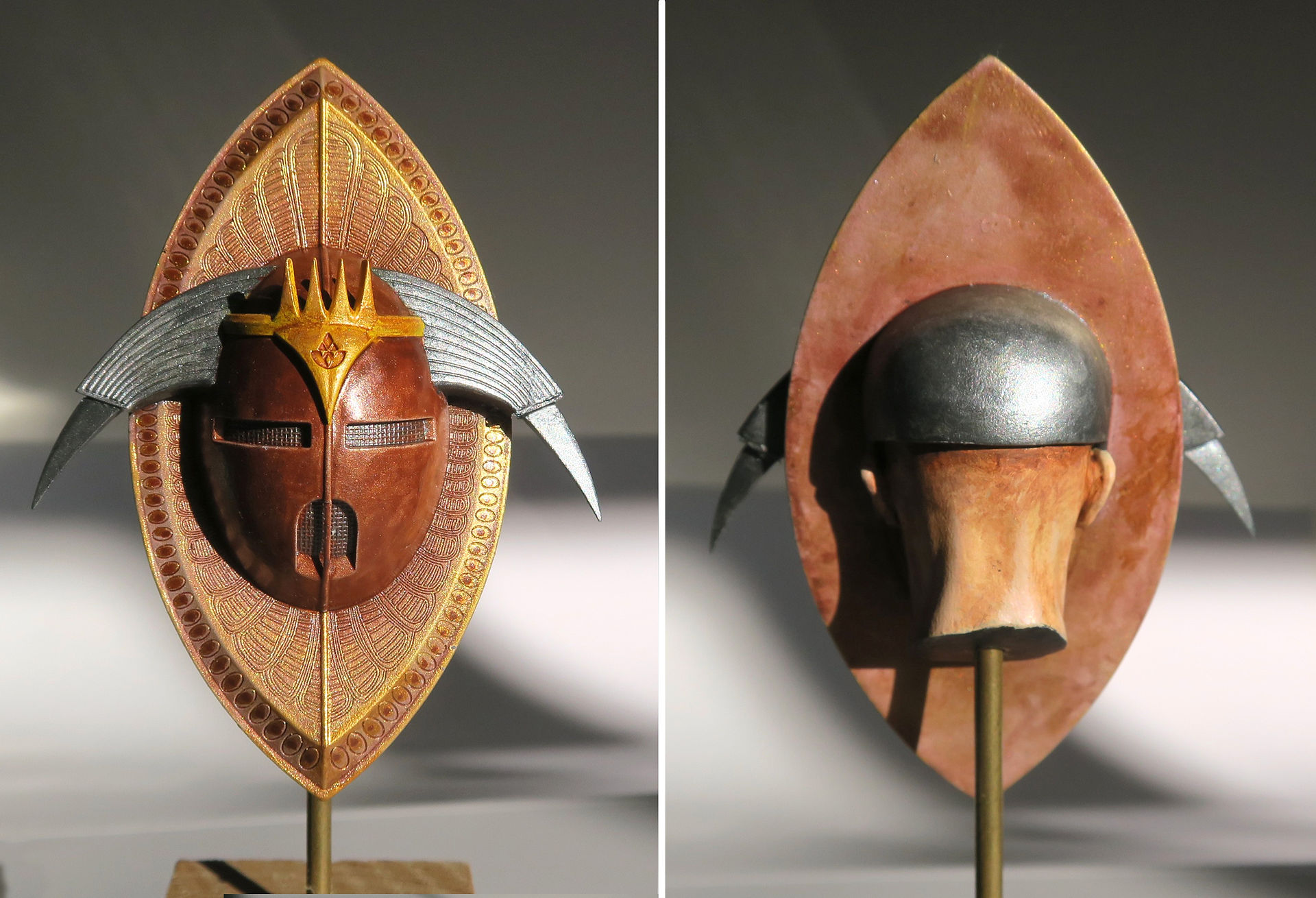 Le masque terminé.