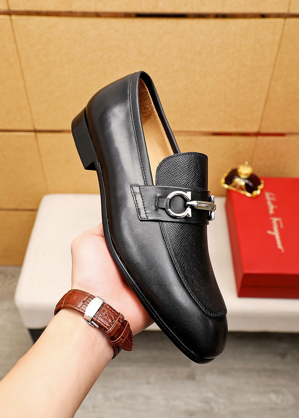 Miniature : Ferragamo Leather Shoes