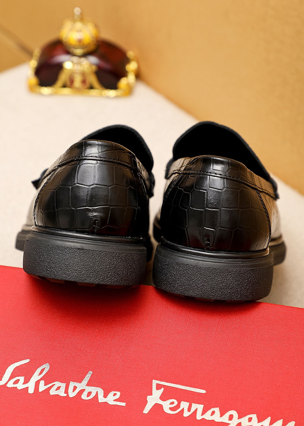 Miniature : Ferragamo Leather Shoes