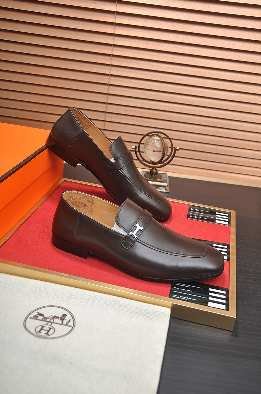 Miniatura: HERMES Leather Shoes